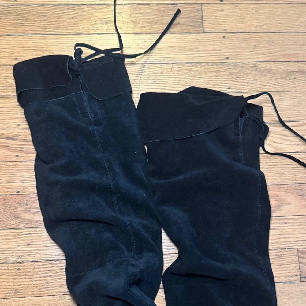 Steve Madden Women’s Black Over-the-Knee Boots Size 8